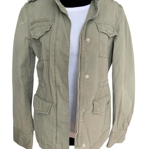 Gap Classic Design Green Khaki Cotton Anorak Barn Chore Utility Jacket S… - Picture 2 of 13